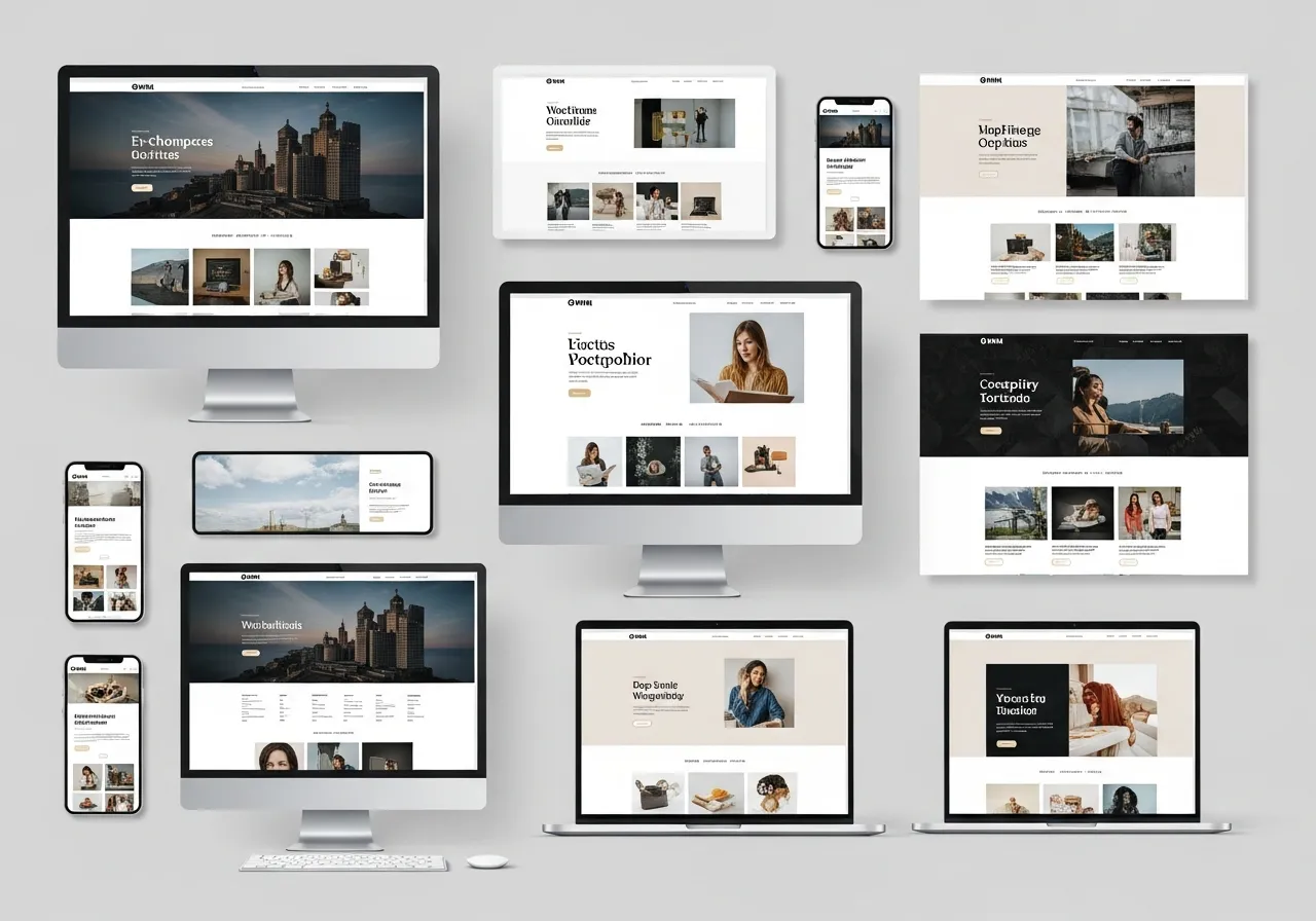 Website development process workflow showing planning, design, and launch phases
